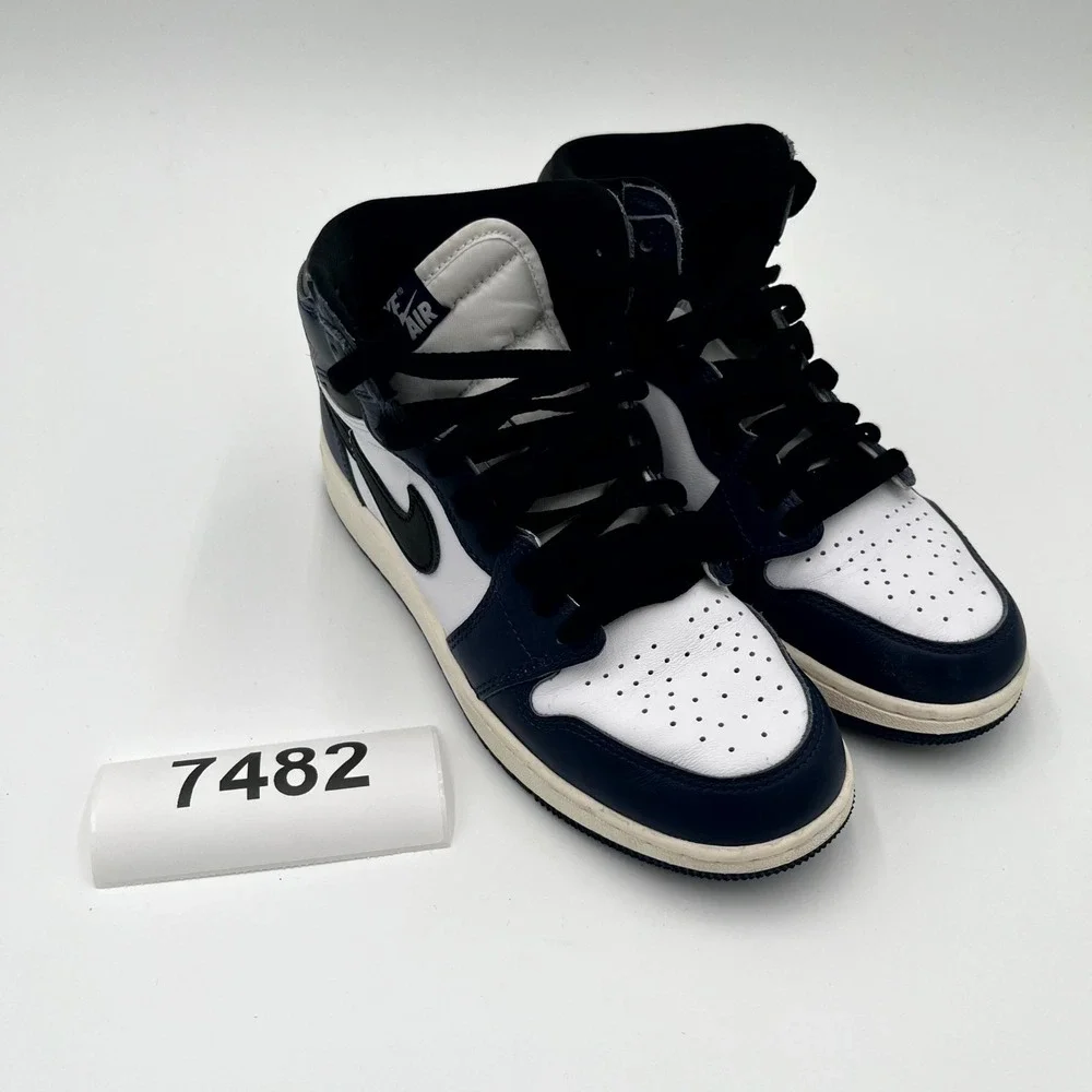 Nike Air Jordan 1 Retro High OG GS Midnight Navy FD1437-401 Kids 5 Sneaker Blue